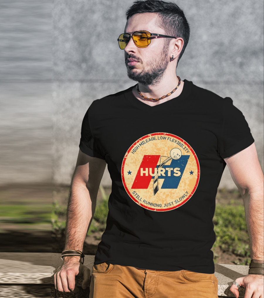 High Mileage Low Flexibility Hurts Still Running Just Slowly T-Shirt