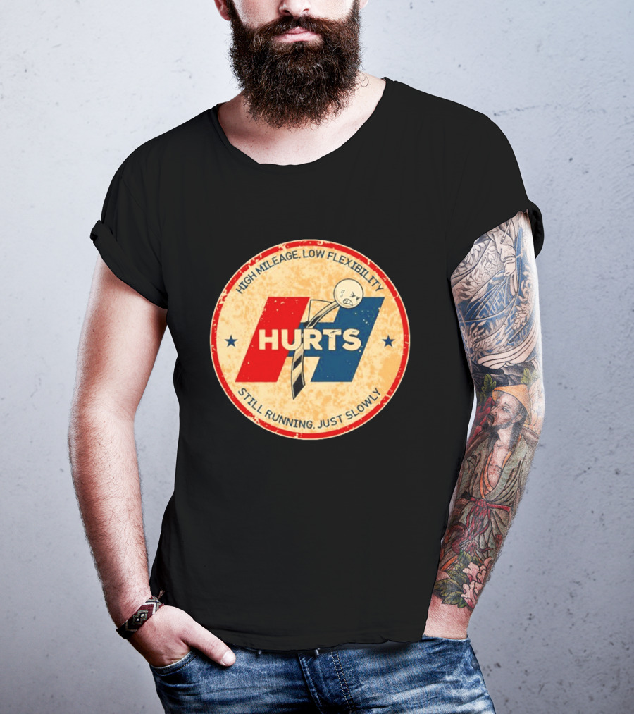 High Mileage Low Flexibility Hurts Still Running Just Slowly T-Shirt