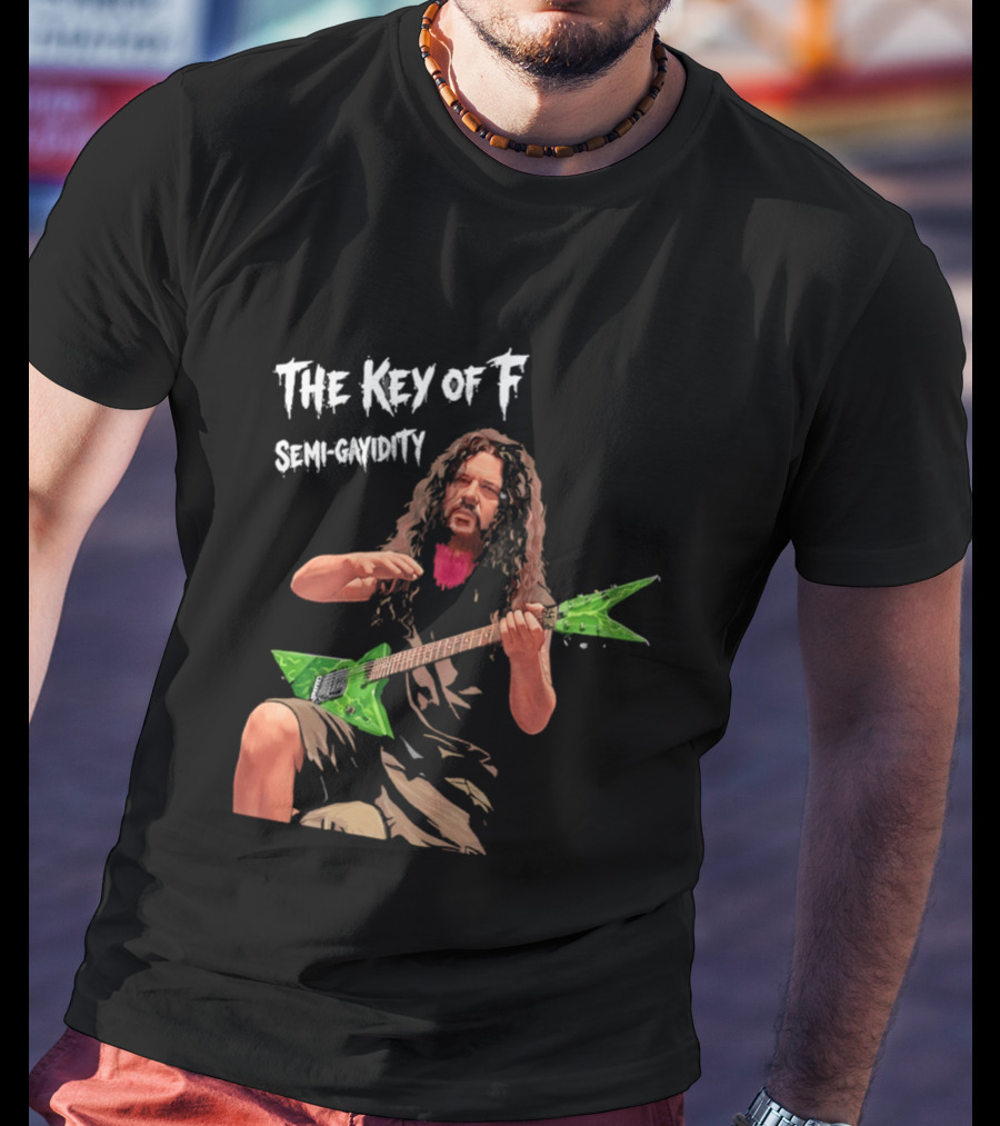 The Key Of F Semi Gayidity Dimebag Darrell Guitarist T-Shirt