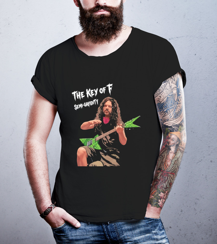 The Key Of F Semi Gayidity Dimebag Darrell Guitarist T-Shirt
