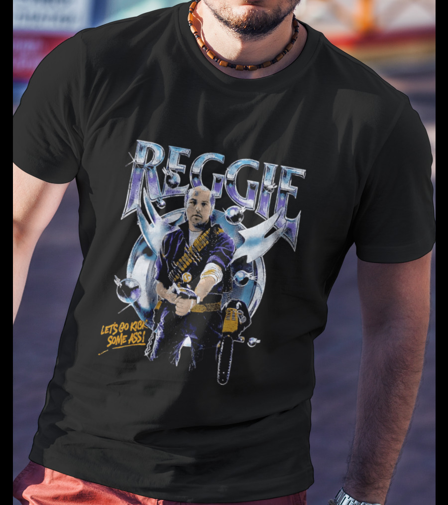 Reggie Let's Go Kick Some Ass Phantasm Retro Movie T-Shirt