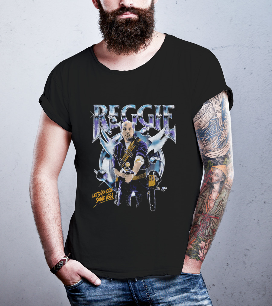 Reggie Let's Go Kick Some Ass Phantasm Retro Movie T-Shirt