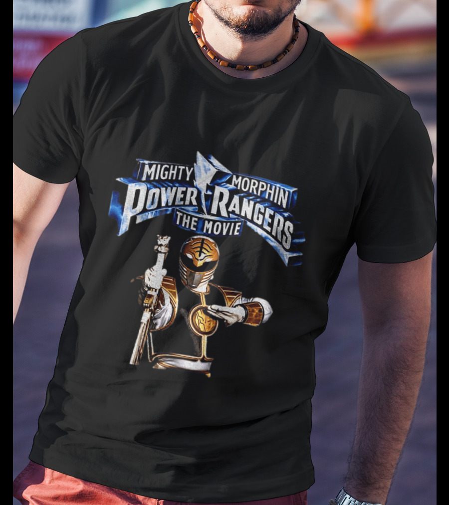 Mighty Morphin Power Rangers The Movie White Ranger T-Shirt