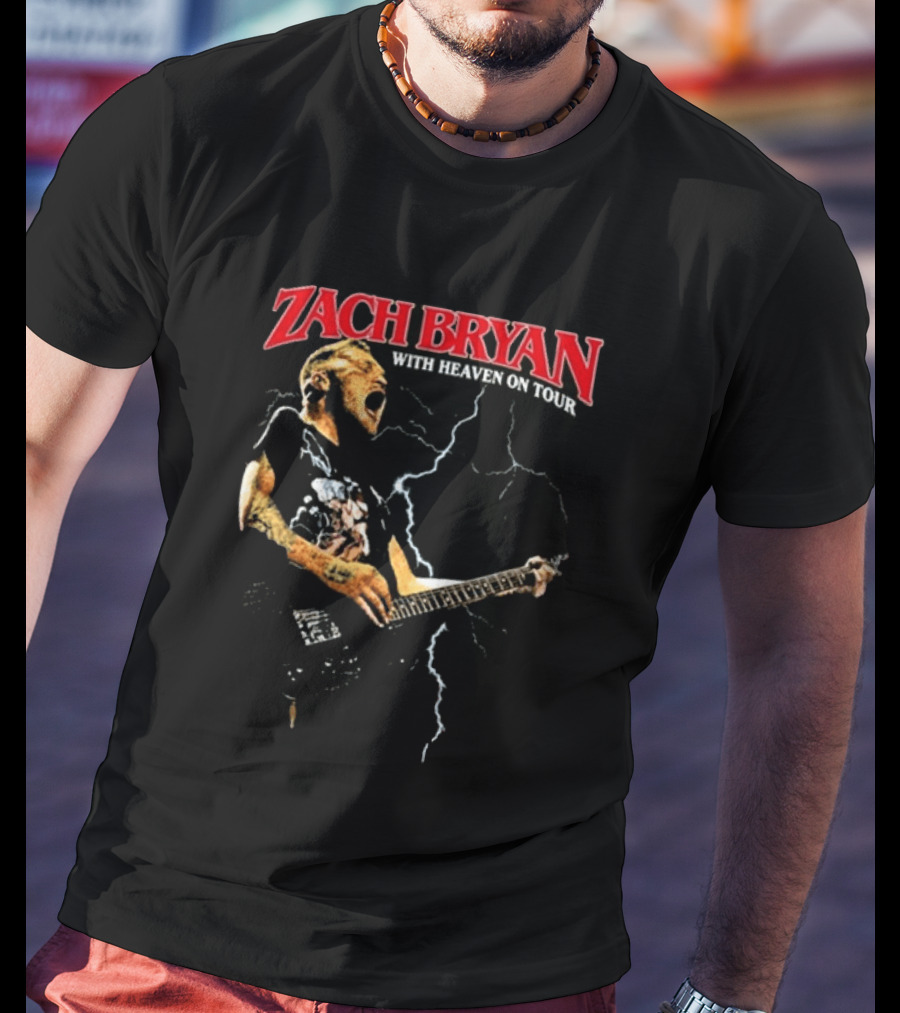 Zach Bryan With Heaven On Tour Live 8.13.2026 Empower Field Mile High Denver Co T-Shirt