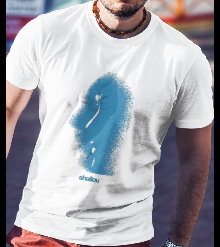 Ambient Inks Shallou Silhouette Blue Profile T-Shirt
