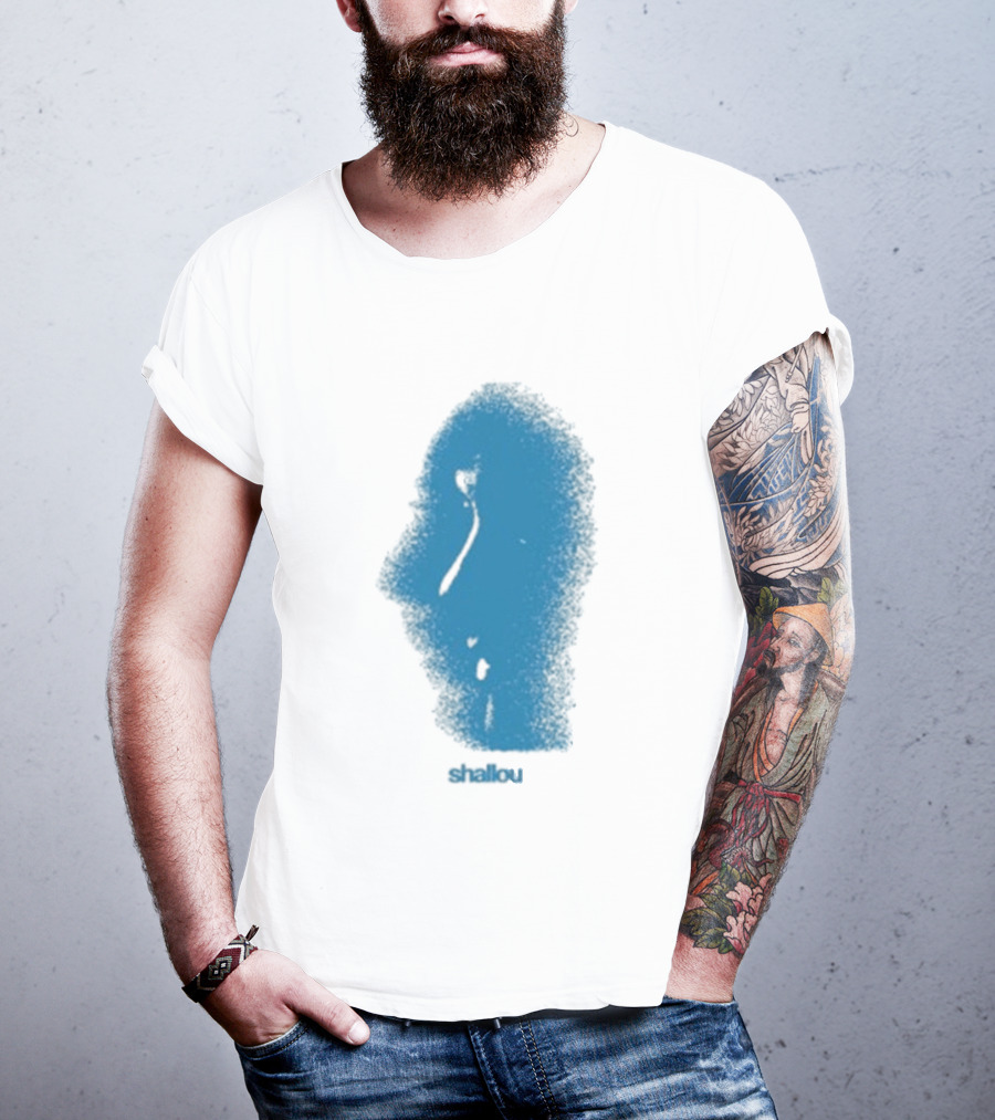 Ambient Inks Shallou Silhouette Blue Profile T-Shirt