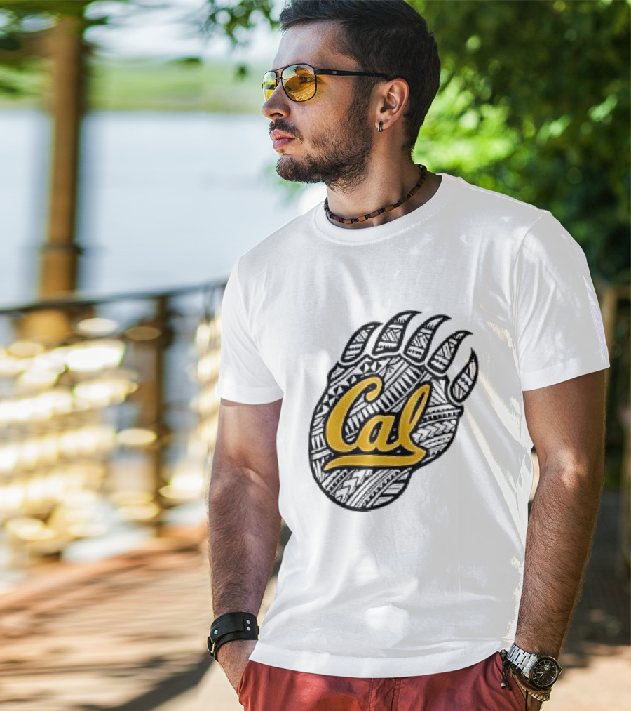 Cal Bears Football From The Bay To The Islands Bear Claw T-Shirt