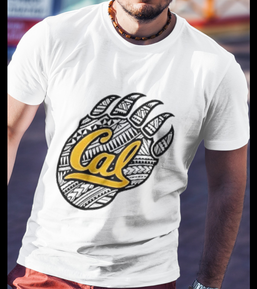Cal Bears Football From The Bay To The Islands Bear Claw T-Shirt