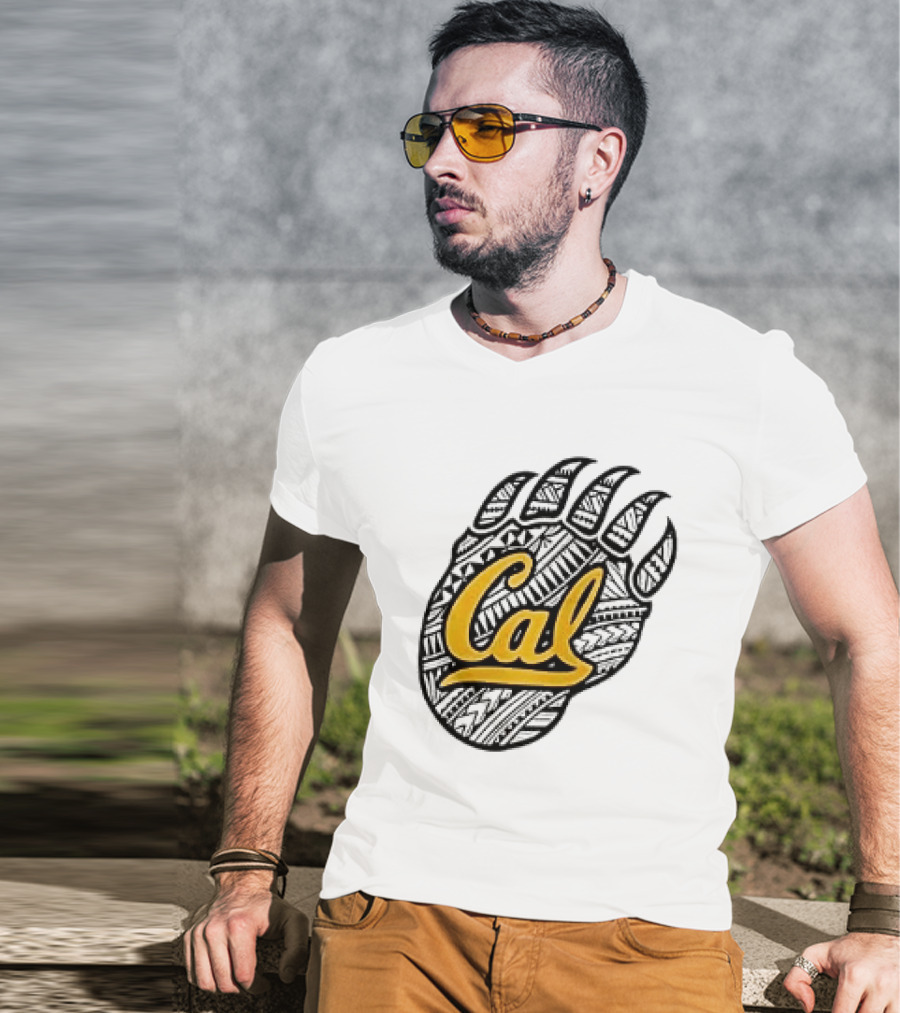 Cal Bears Football From The Bay To The Islands Bear Claw T-Shirt