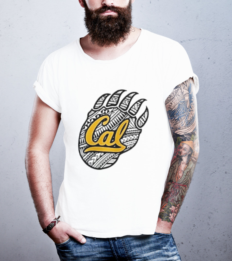 Cal Bears Football From The Bay To The Islands Bear Claw T-Shirt