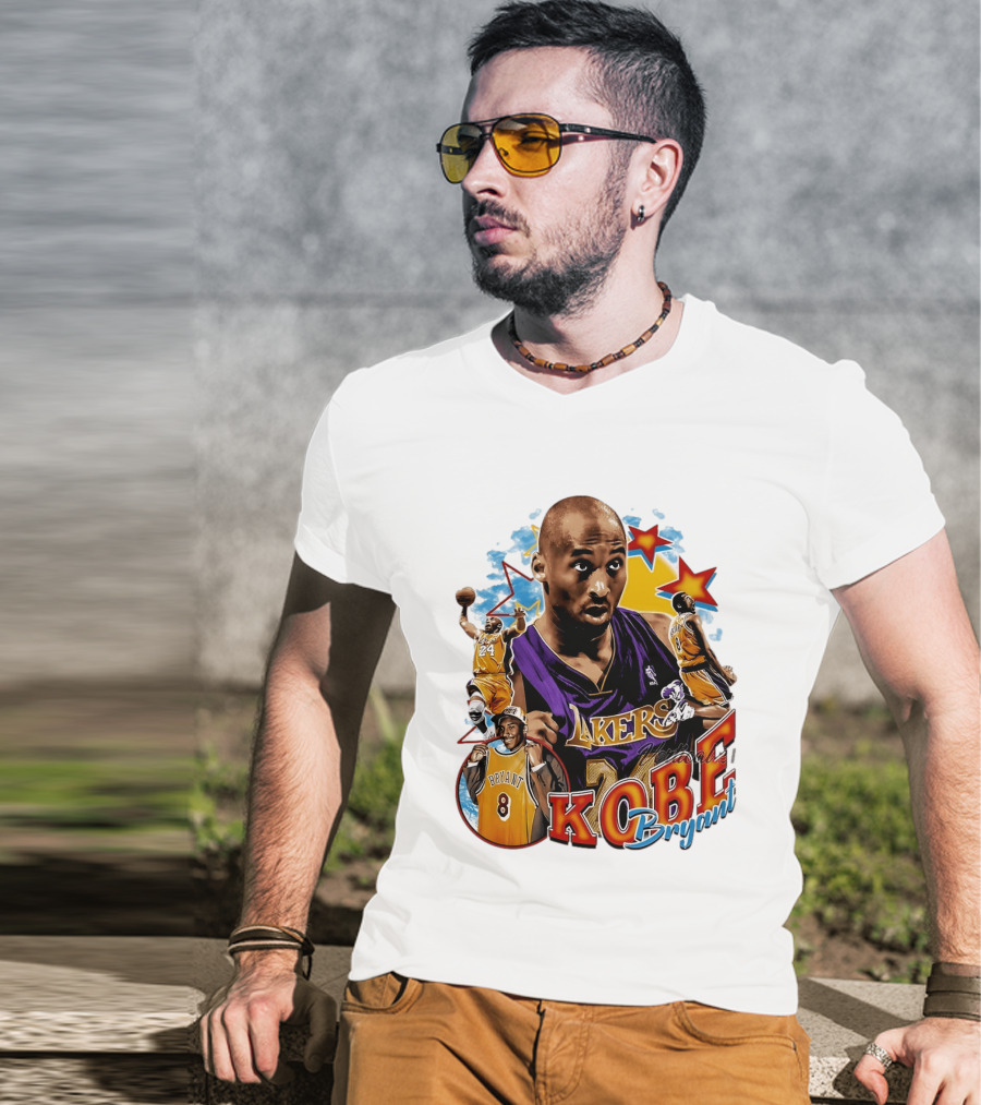 Kobe Bryant Lakers NBA Legendary Player Number 8 And 24 T-Shirt