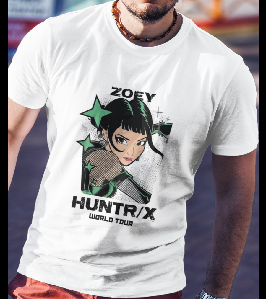 Zoey Huntr/X Girlz Tour Kpop Demon Hunters T-Shirt