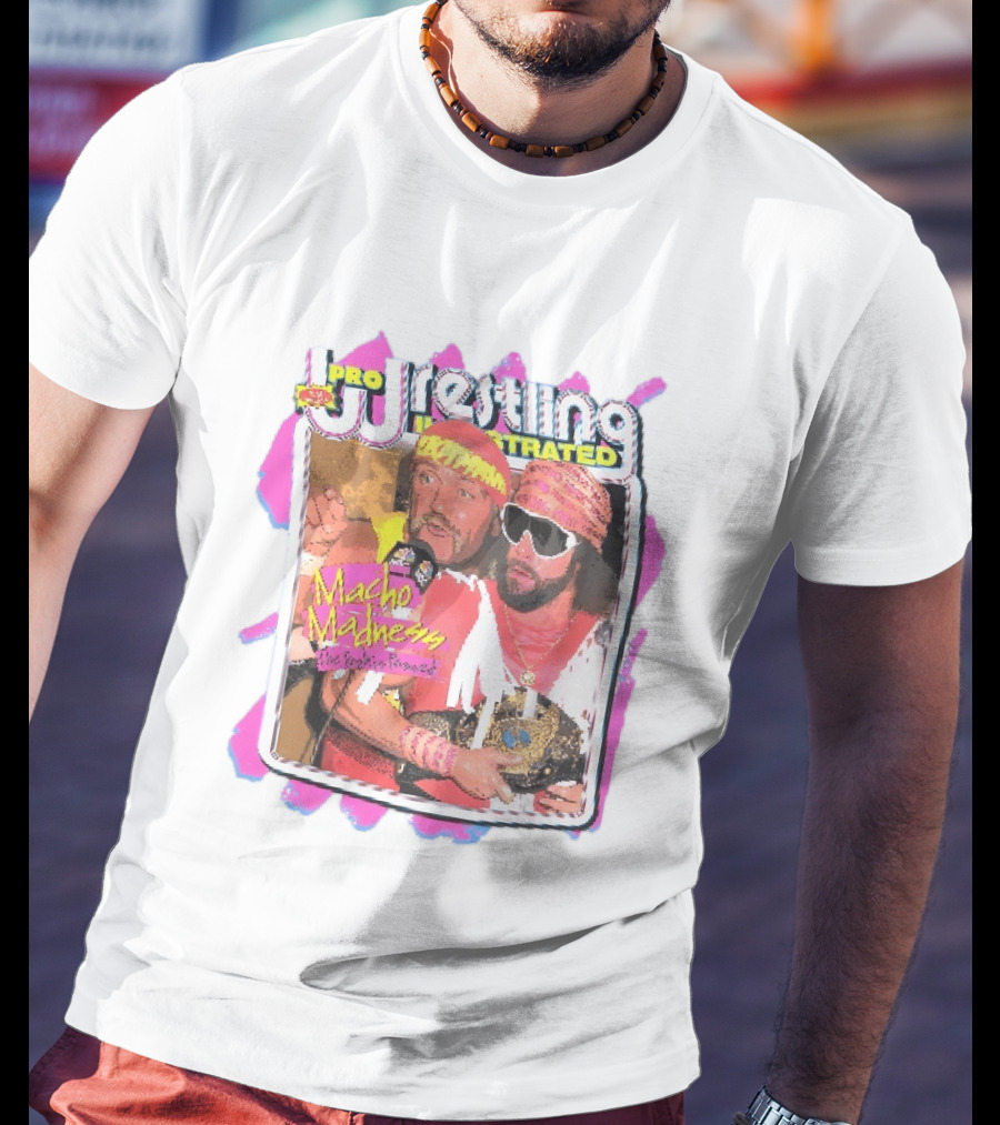 Pro Wrestling Illustrated Macho Madness The Torch Is Passed T-Shirt