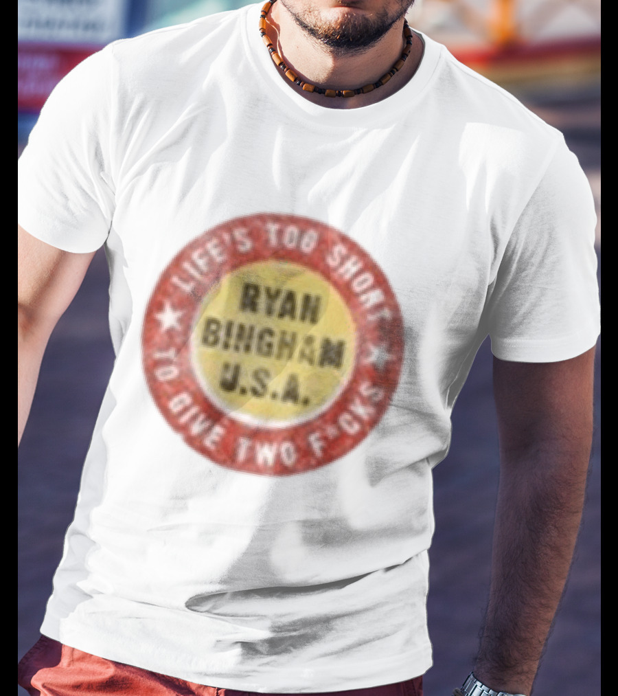 Ryan Bingham Life's Too Short To Give Two F*cks USA T-Shirt