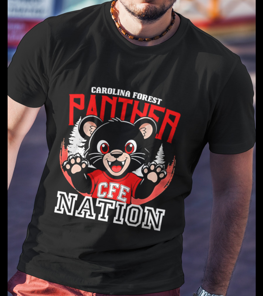 Carolina Forest Panther CFE Nation Cute T-Shirt