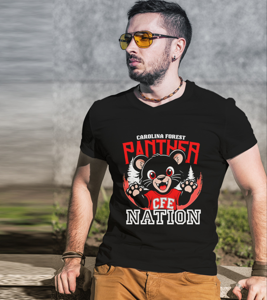 Carolina Forest Panther CFE Nation Cute T-Shirt