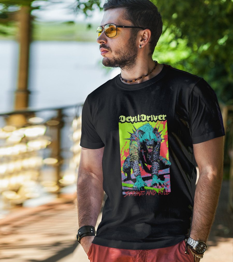 DevilDriver Strive And Kill Bone Hyena T-Shirt