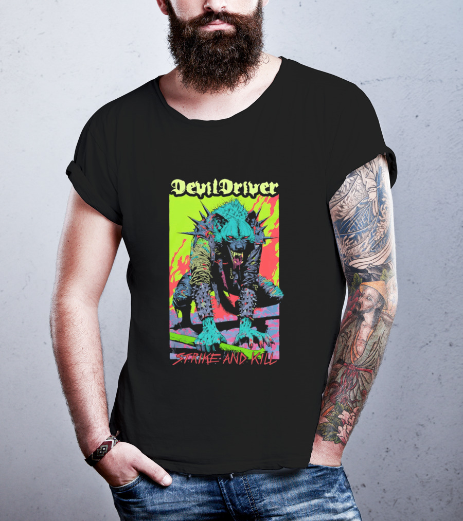 DevilDriver Strive And Kill Bone Hyena T-Shirt