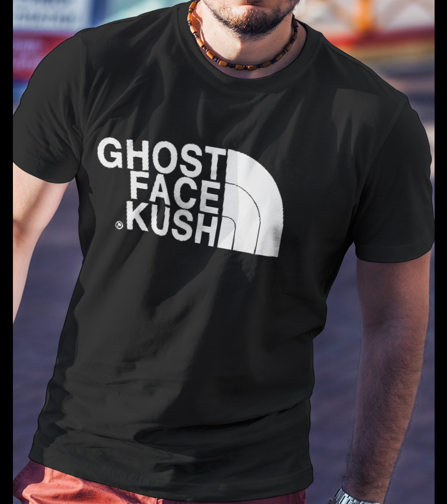 Ghost Face Kush North Face T-Shirt