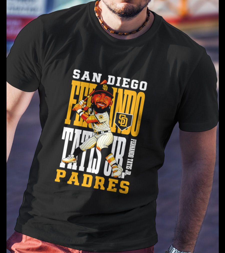 San Diego Padres Fernando Tatis Jr Iconic Baseball Star T-Shirt