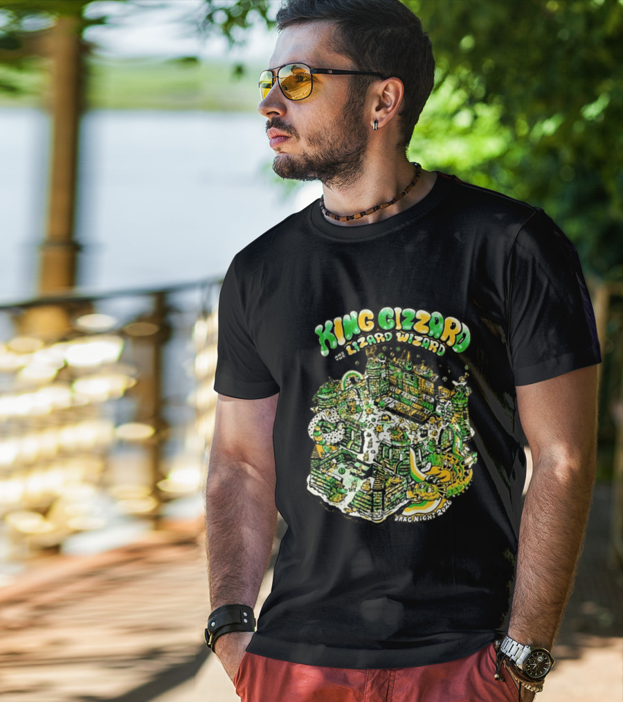 King Gizzard And The Lizard Wizard Drag Night 2026 Festival King Gizzard Stage T-Shirt