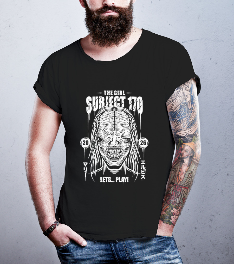 The Girl Subject 170 Lets Play Horror Creepy Character 2026 T-Shirt