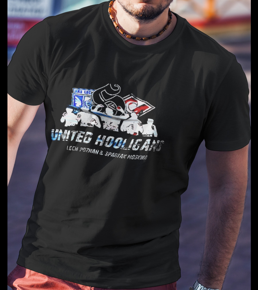 United Hooligans Lech Poznan Spartak Moskwa Ultras LC Supporters T-Shirt