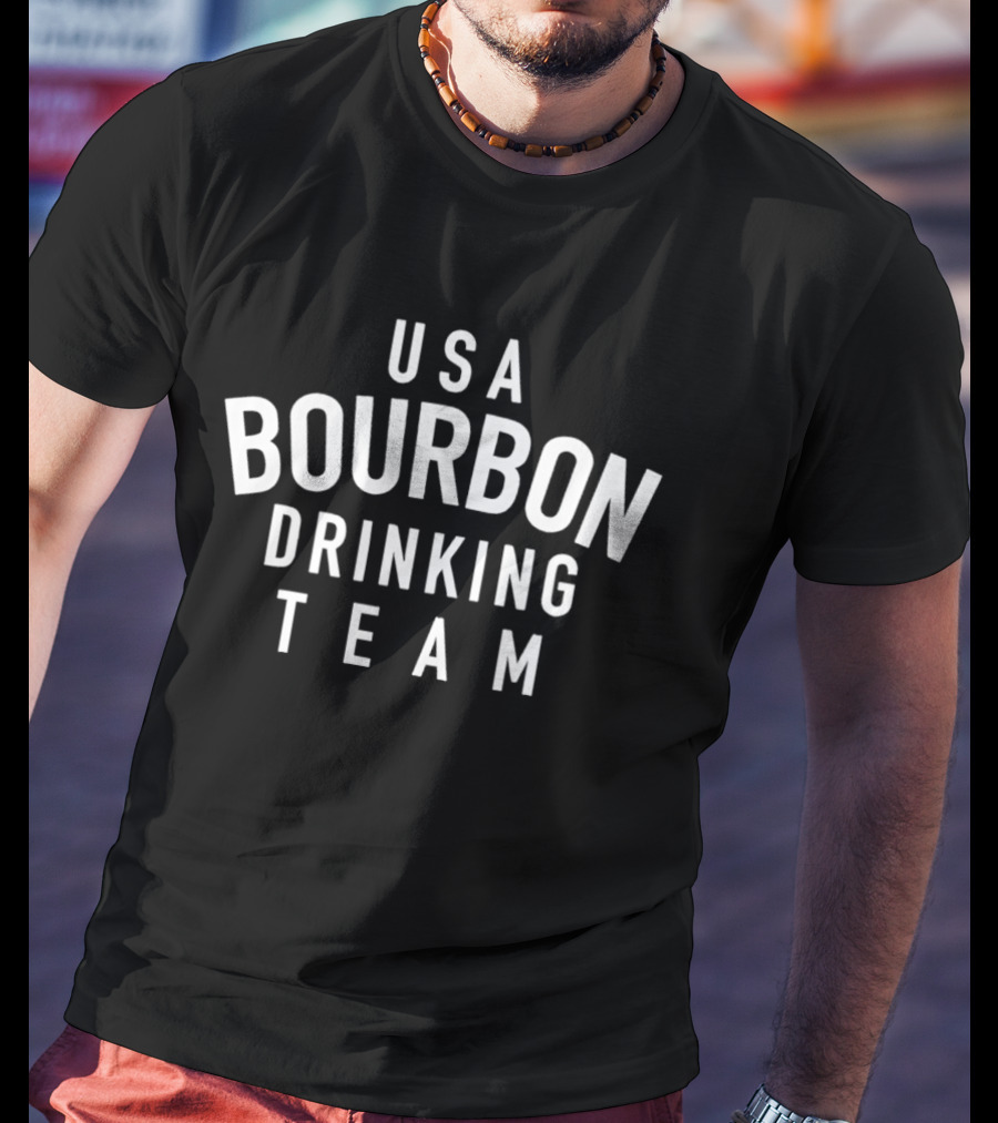 USA Bourbon Drinking Team T-Shirt