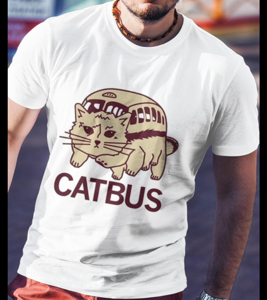 Catbus Gary Feline Transport Mashup T-Shirt