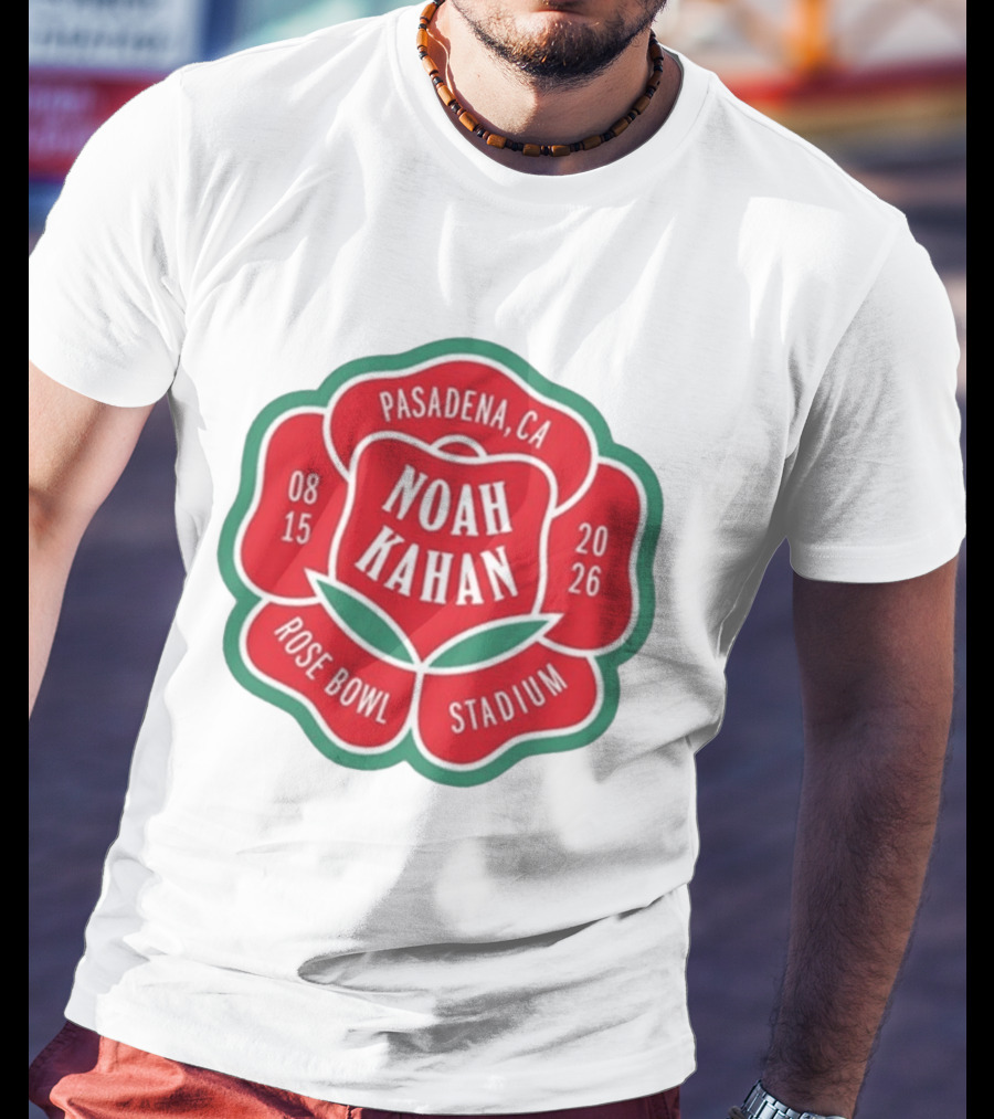Noah Kahan Pasadena CA Rose Bowl Stadium 2026 August 15 T-Shirt