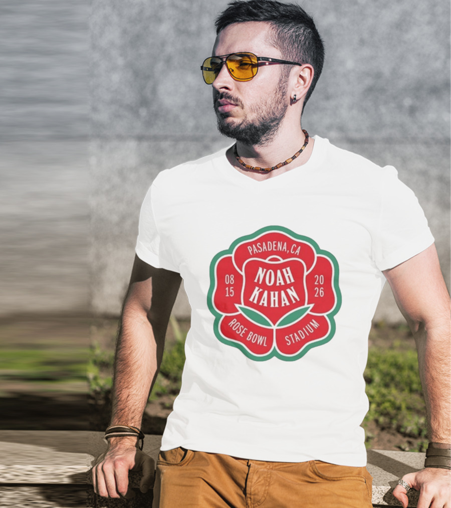 Noah Kahan Pasadena CA Rose Bowl Stadium 2026 August 15 T-Shirt