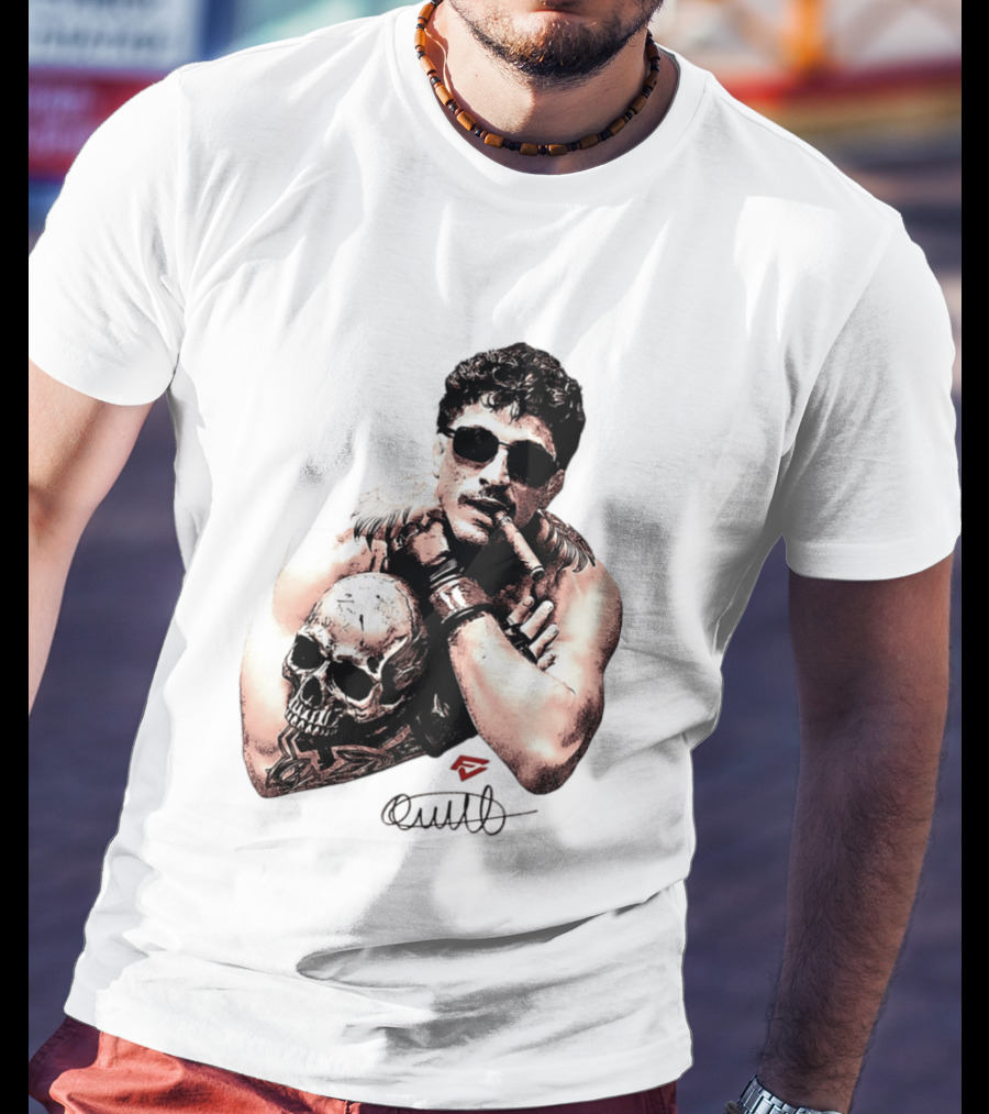 Smokilld Smokebreak Skull Tattoo Sunglasses Cigar T-Shirt