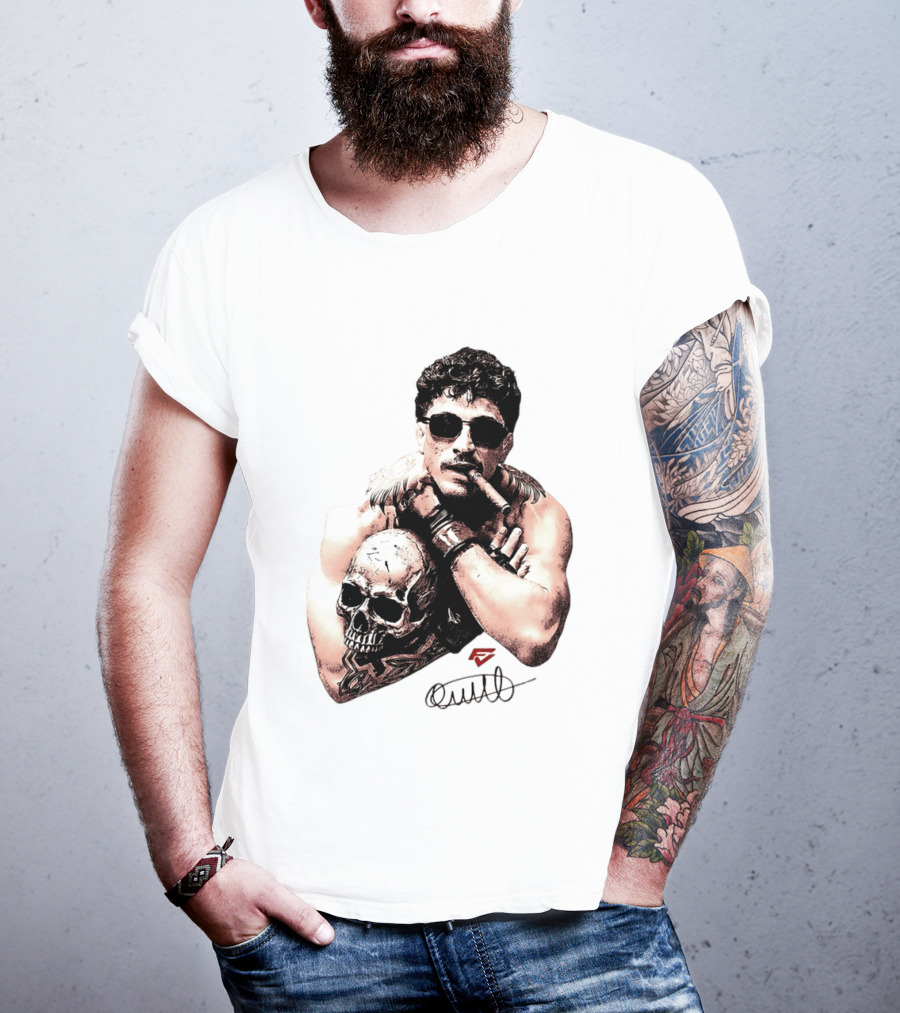 Smokilld Smokebreak Skull Tattoo Sunglasses Cigar T-Shirt