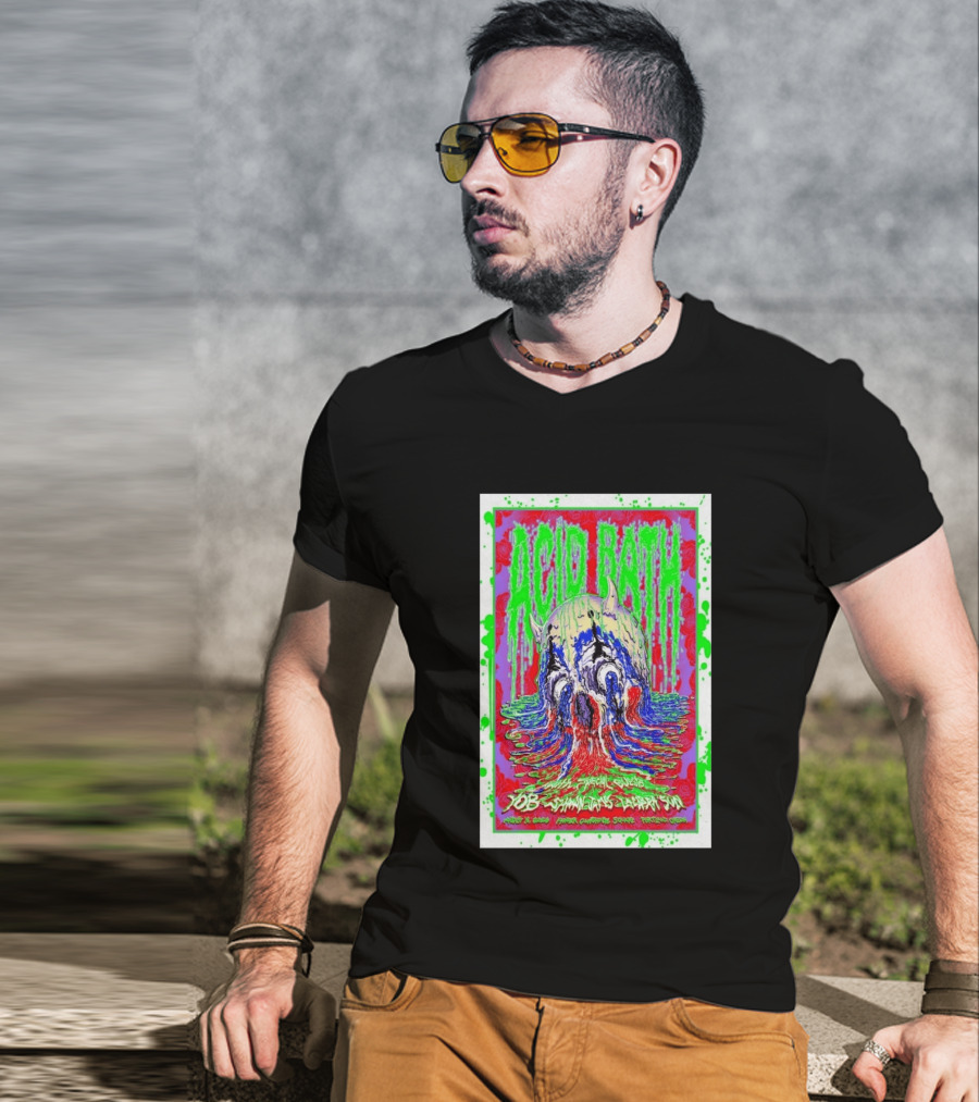 Acid Bath Job Nunemacher Pioneer Courthouse Square Portland Oregon August 16 2026 T-Shirt