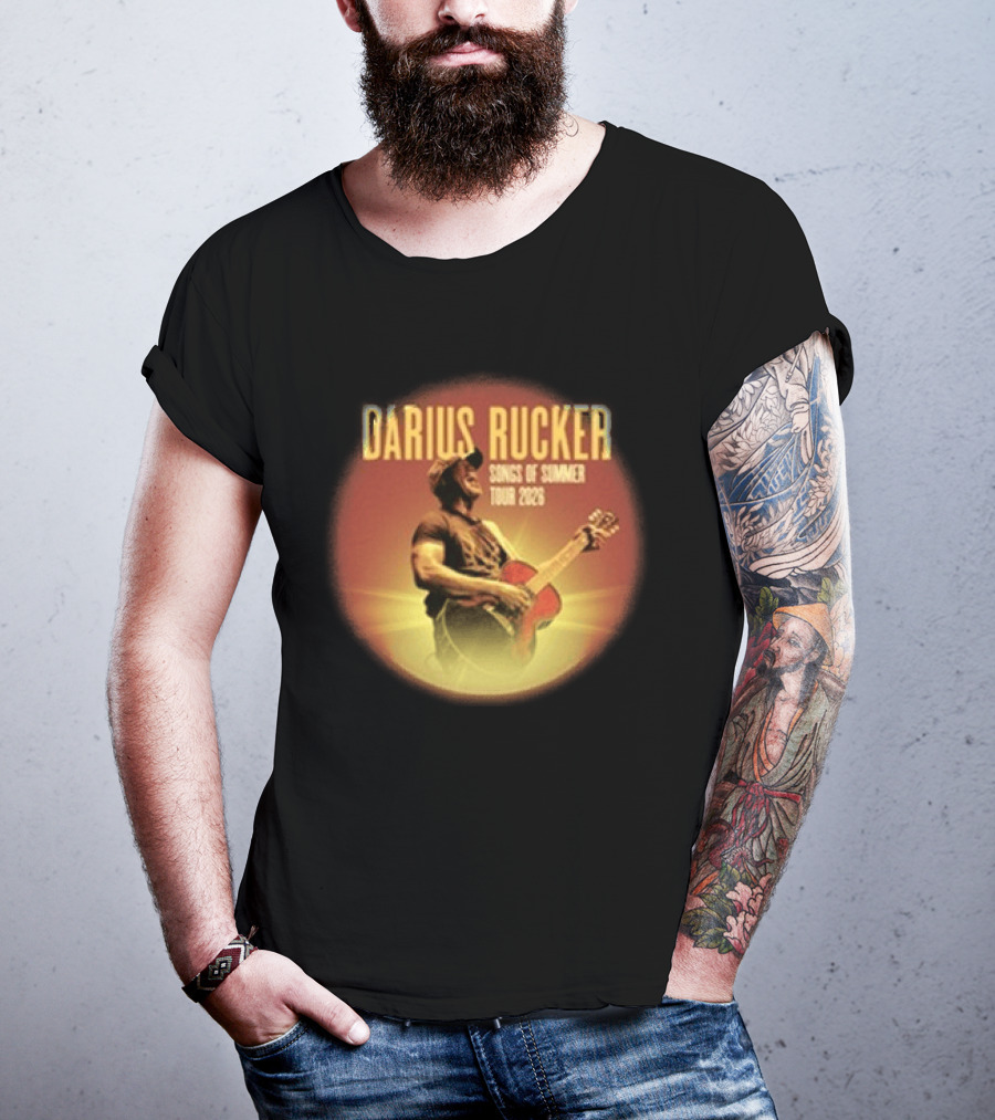 Darius Rucker Songs Of Summer Tour 2026 Vintage Country Music Concert Performance T-Shirt