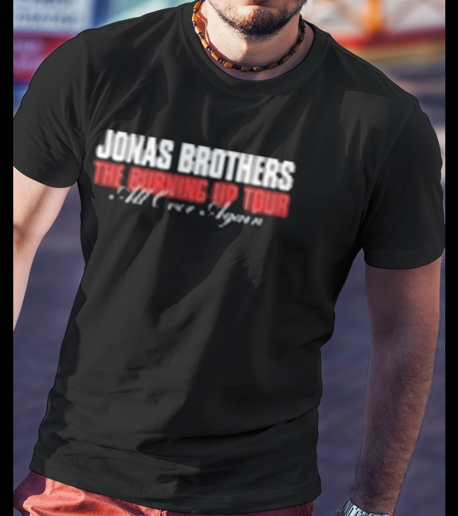 Jonas Brothers The Burning Up Tour 2008 Live MSG T-Shirt