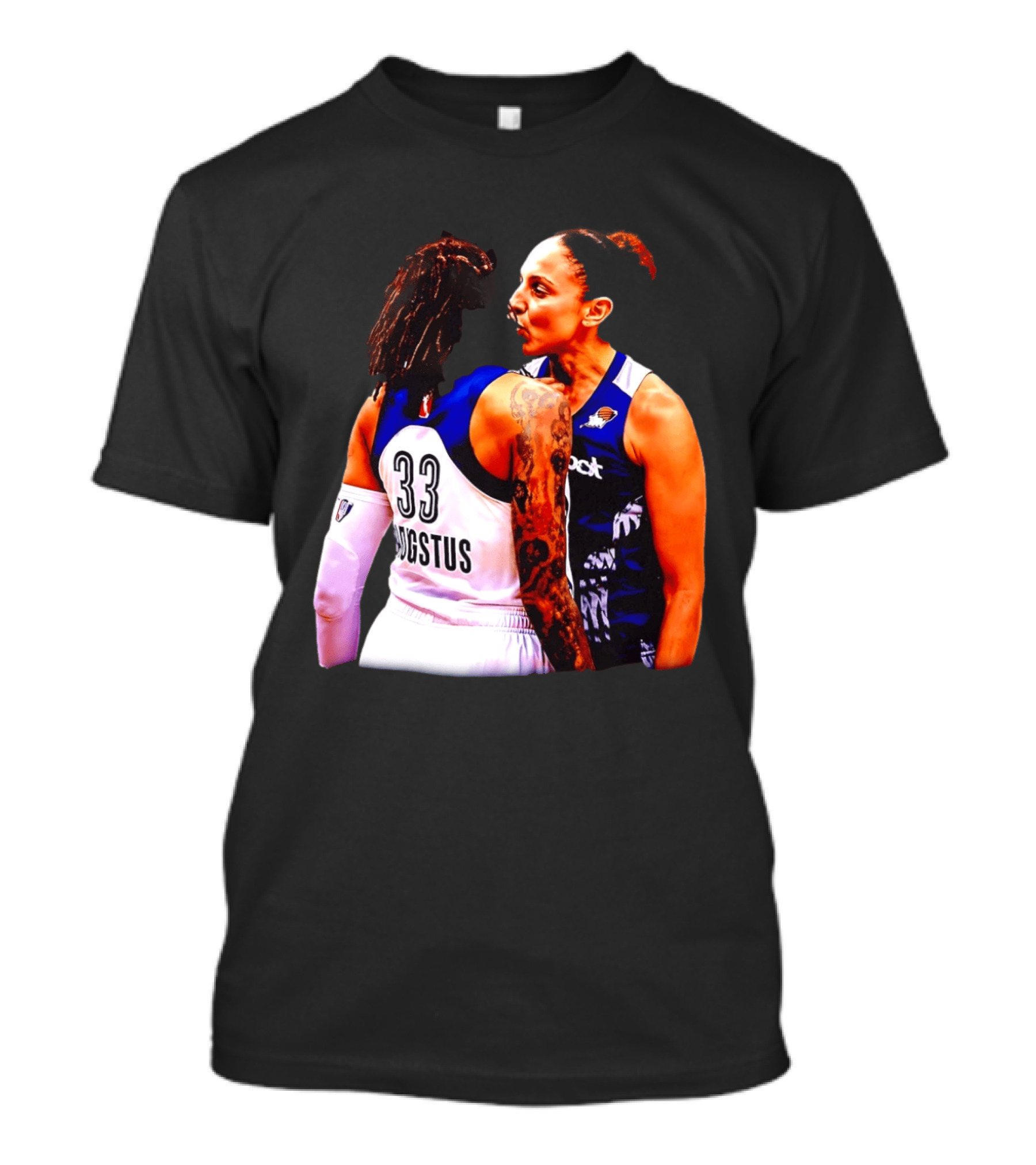 WNBA Diana Taurasi And Seimone Augustus Iconic Encounter Basketball Moment T-Shirt