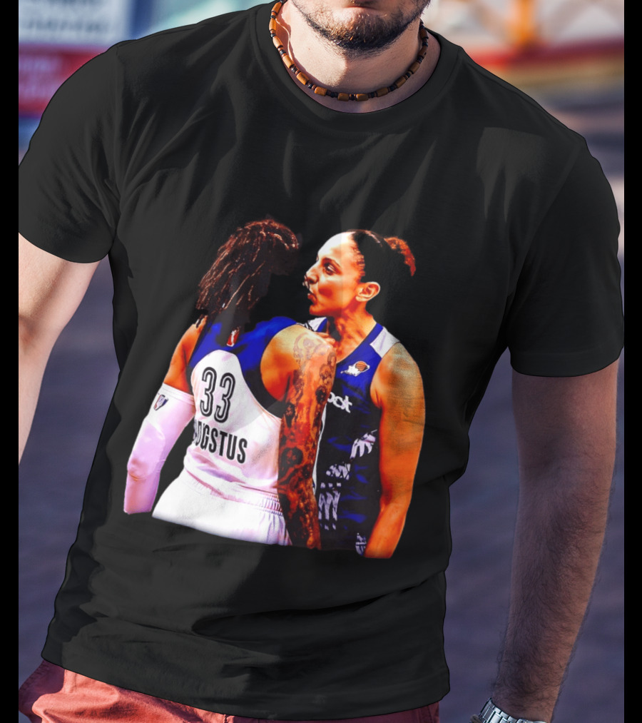 WNBA Diana Taurasi And Seimone Augustus Iconic Encounter Basketball Moment T-Shirt