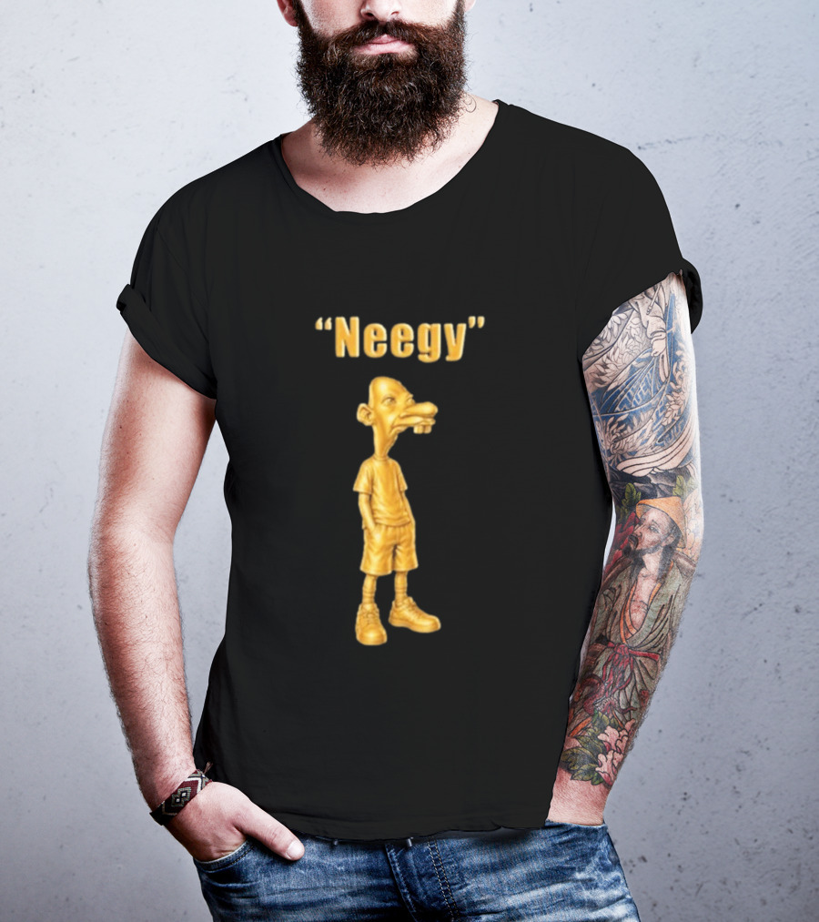 Neegy Energy Tung Tung Vintage Cartoon T-Shirt