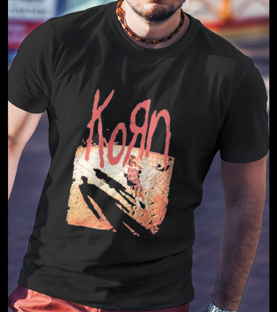 Korn Self Titled Album Cover Art With Distressed Child T-Shirt