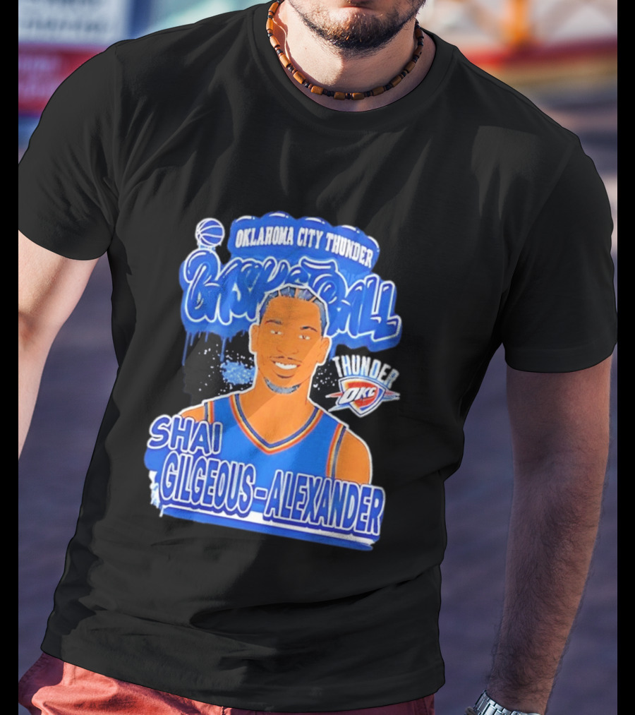 Shai Gilgeous Alexander Oklahoma City Thunder Basketball OKC Thunder T-Shirt