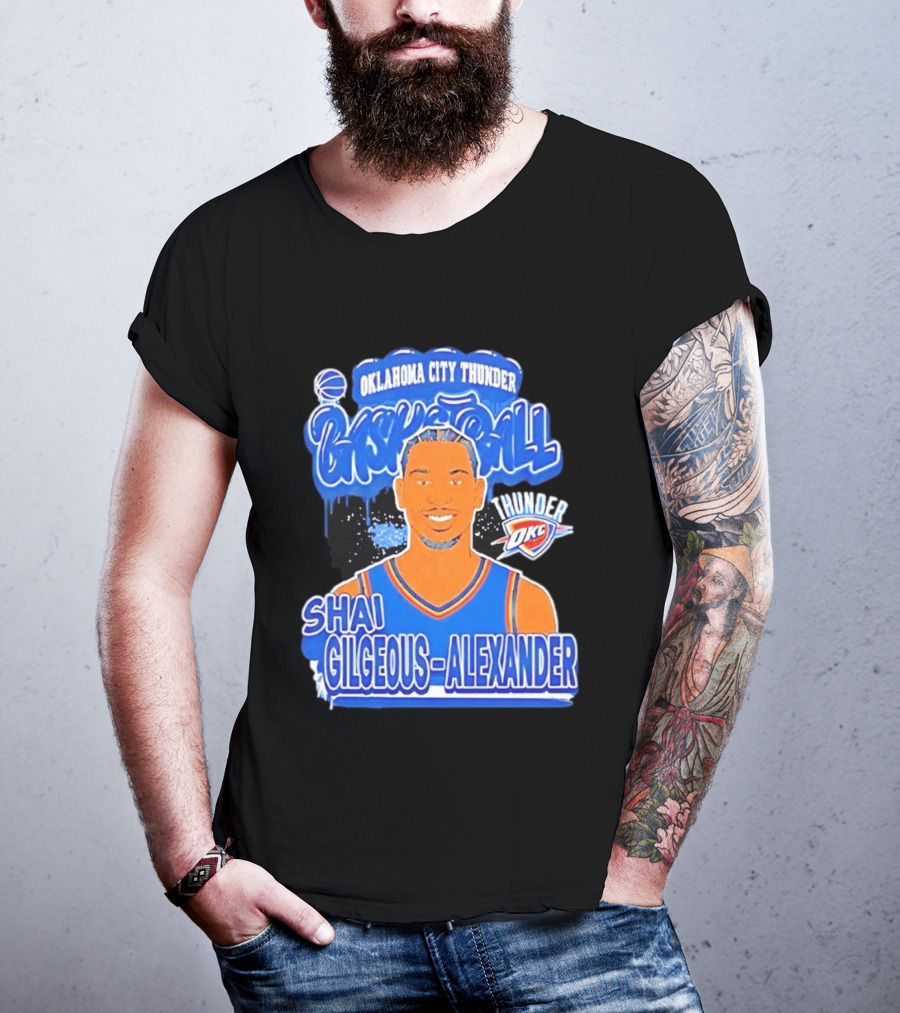 Shai Gilgeous Alexander Oklahoma City Thunder Basketball OKC Thunder T-Shirt