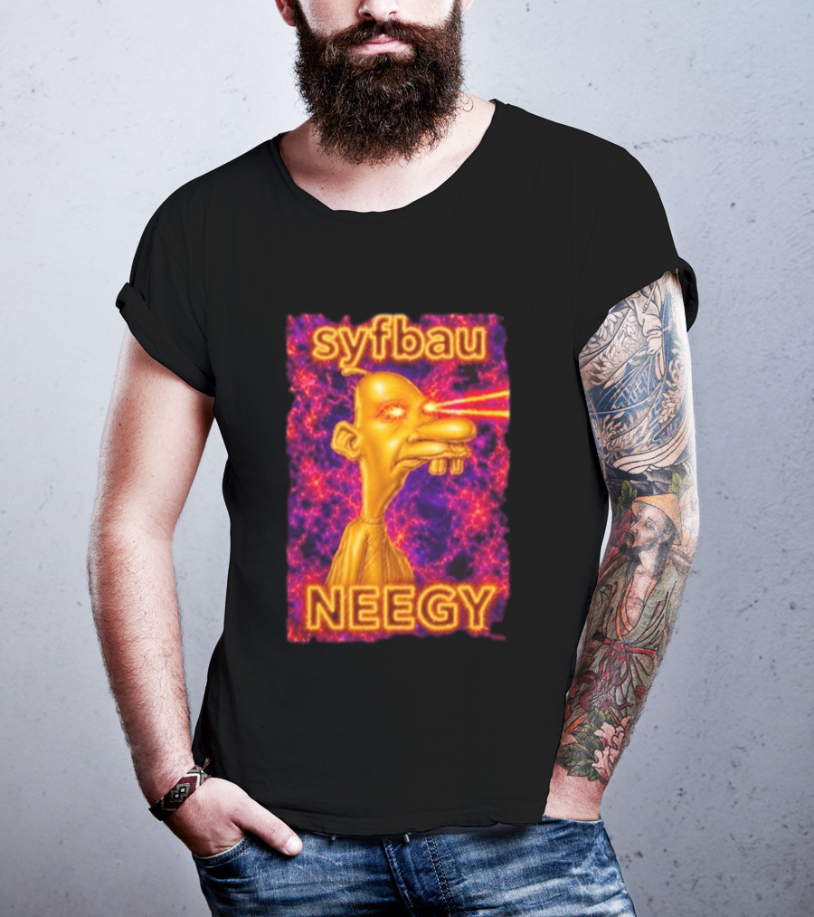 Syfbau Neegy Laser Eyes T-Shirt