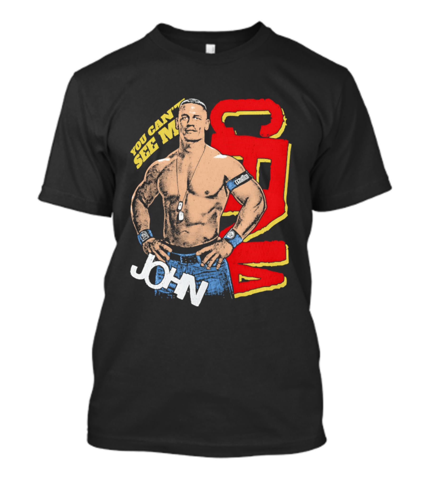 You Can't See Me John Cena Retro Style WWE Fan Favorite T-Shirt