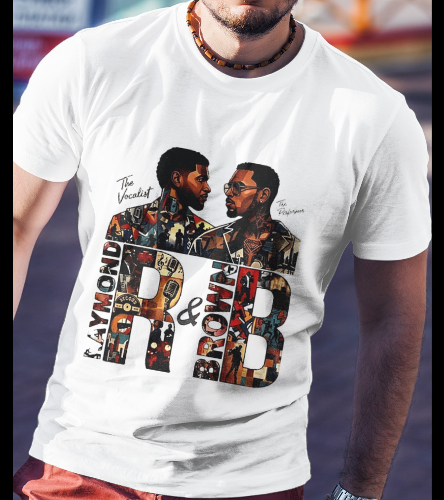 Usher Chris Brown Raymond R And B Tour 2026 Concert Hip Hop The Vocalist The Performer T-Shirt