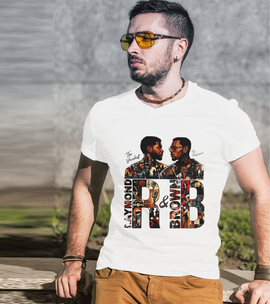 Usher Chris Brown Raymond R And B Tour 2026 Concert Hip Hop The Vocalist The Performer T-Shirt