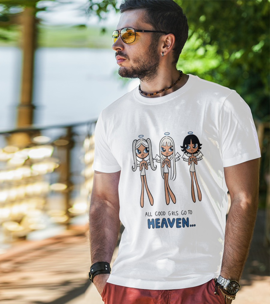 All Good Girls Go To Heaven Angel T-Shirt
