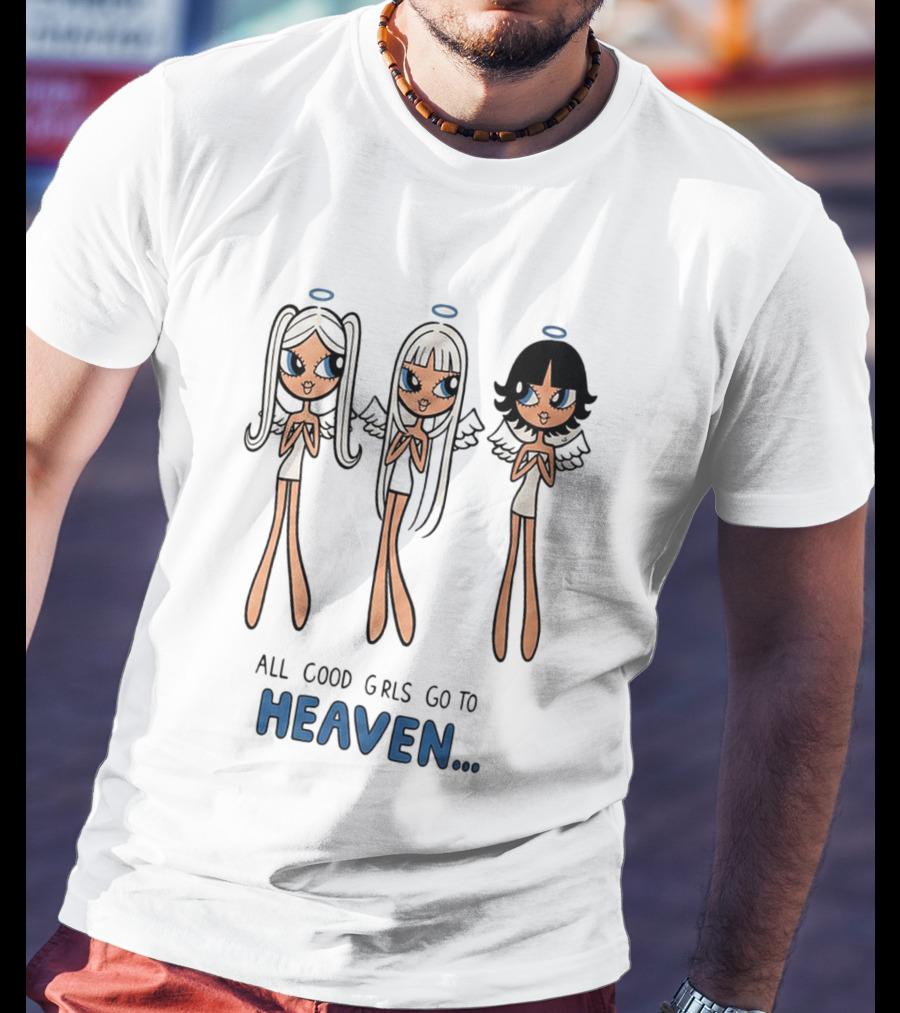 All Good Girls Go To Heaven Angel T-Shirt