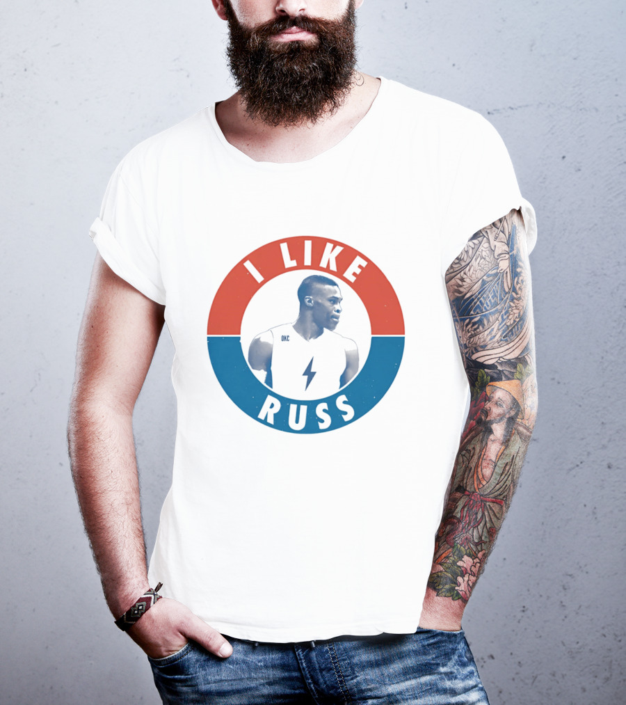 I Like Russ Oklahoma City Thunder Westbrook T-Shirt