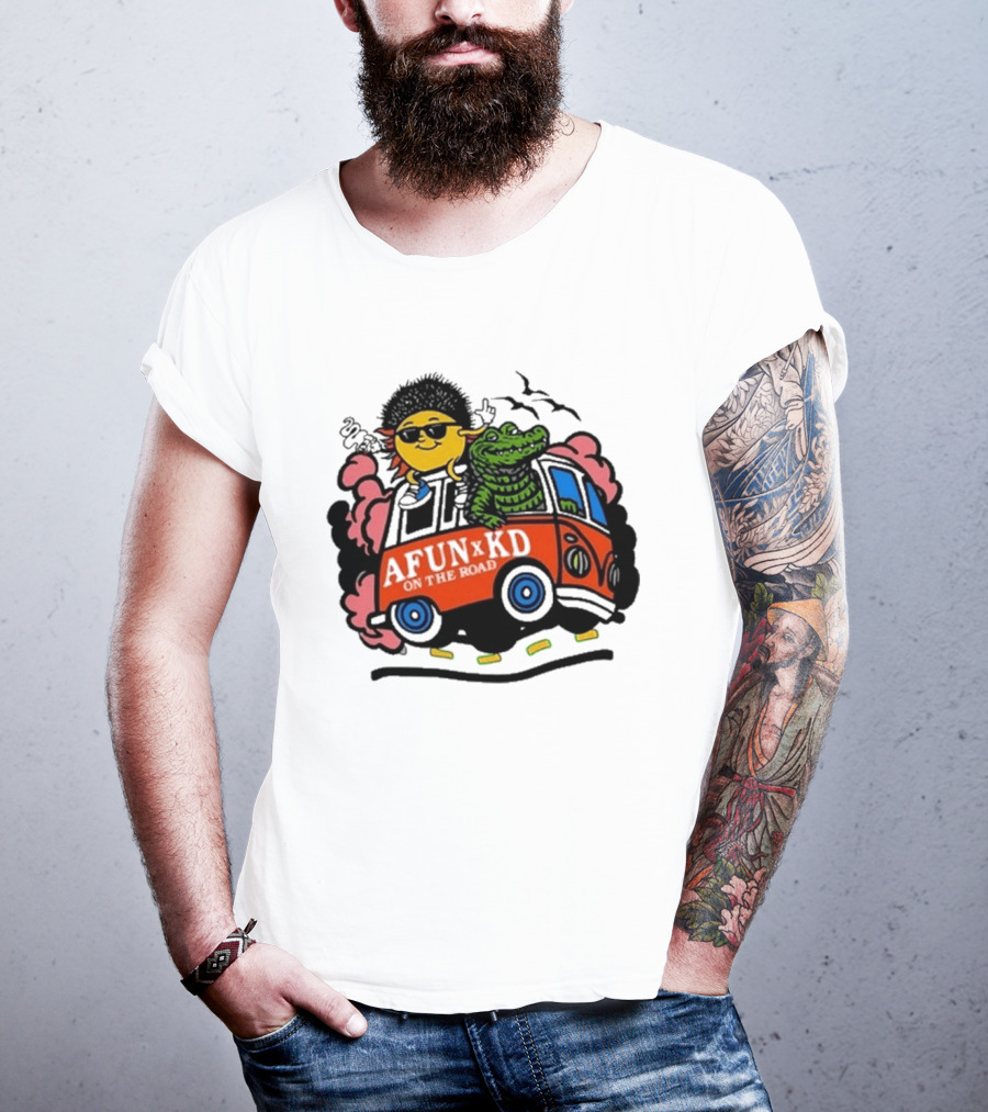 Kitchen Dwellers Andy Frasco AFUN X KD Tour 2026 On The Road Bus Adventure T-Shirt